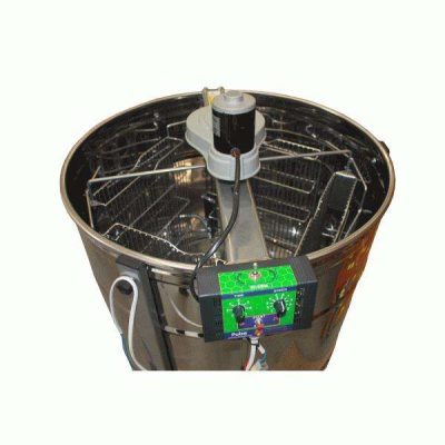 Centrifuga cu 4 rame rotativa din inox cu suport si act electric