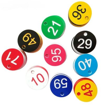 Numere pentru stupi (set 100 buc)