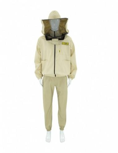 Bluza cu palarie cu fermoar Optima 6058XL