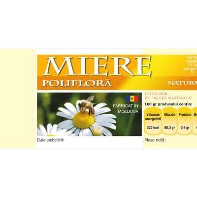 Eticheta pentru miere poliflora 100 buc