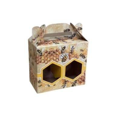 Cutie p/u 2 borcane cu Miere