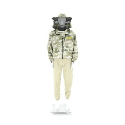 Bluza cu palarie cu fermoar camouflage 6044 XXL